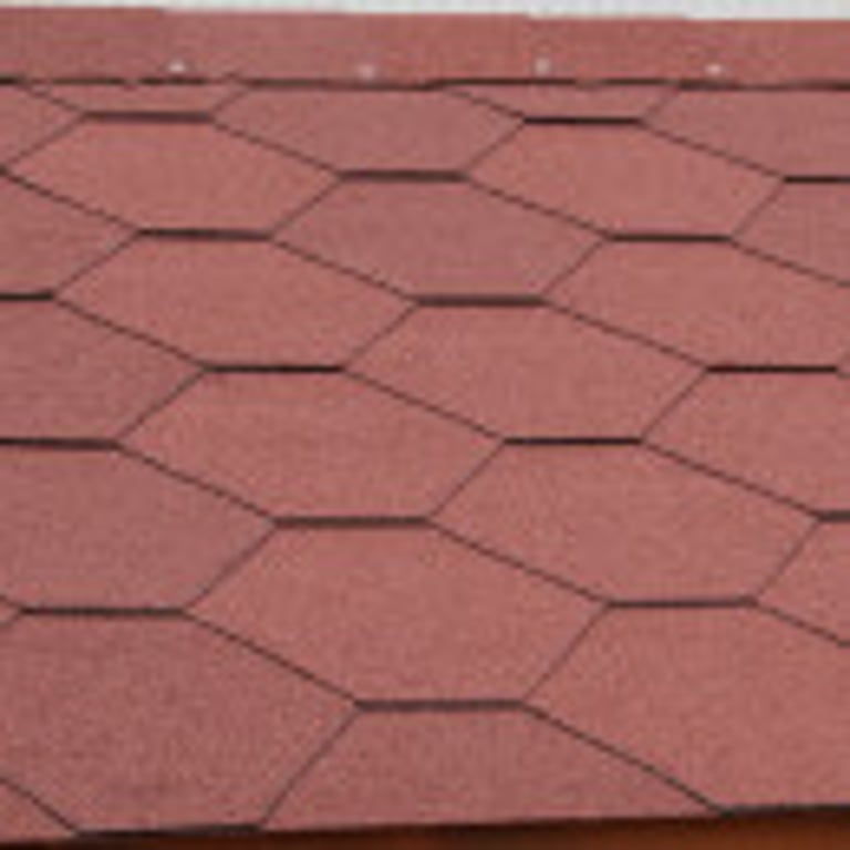 Bitumen Felt Tiles - Red roof option